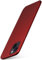 moex Alpha Case für Apple iPhone 15 Plus Hülle Ultra Dünn, Schutzhülle mit erhöhtem Kameraschutz, Slim Cover Hardcase Backcover, Dünnste Handyhülle Minimalistisch, Matt Rot