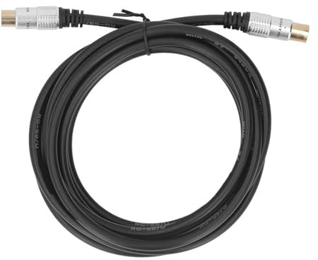 Koaxialkabel, Dreifach Geschirmt, 9,5 Mm Stecker auf Buchse, TV-Koaxialkabel, Rg59u-Koaxial-TV-Kabel für Analoge oder Digitale Signale, Digitale Fernseher