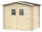 Holzhütte 2,5x2 Jack mit doppelter verglaster Tür 248x198 cm