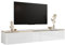 lukmebel - TV-Schrank Sideboard für Wohnzimmer Lowboard TV-Board Fernsehschrank - Fernsehtisch RTV-Schrank Hängend - 180x40x32 - Glanz Weiß Gold - Aurora