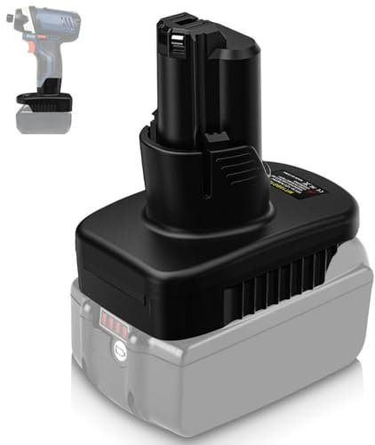 MT18BS12 Adaptateur de batterie pour Makita 18 V vers pour outil électrique Bosch 12 V Li-Ion Adaptateur de batterie pour batterie Makita 18 V vers pour outil électrique Bosch 12 V Li-Ion (pas de