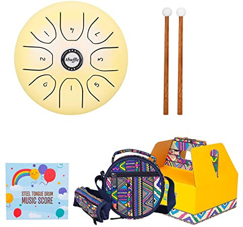 5 5 Zoll 14CM Stahlzungentrommel 8 Noten C Dur Gestimmtes Schlaginstrument Handpan Trommel Mit Tasche Musikbuchschlägel
