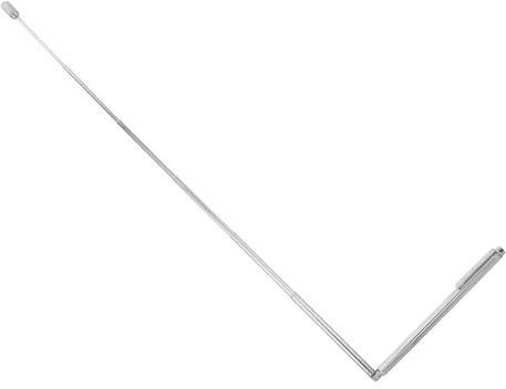 Angoily Règle Xunlong Tige De Feng Shui Baguettes De Sourcier Outil Divinatoire Durable De Sourcier Outil De Divination Laiton Silver
