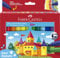 Faber-Castell 154324 - Set de feutres Jumbo, 24 feutres super lavables, set de peinture pour enfants