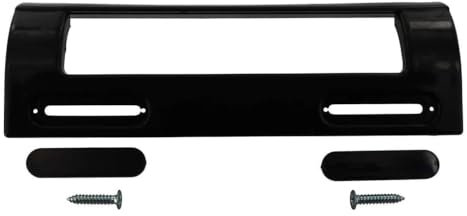 ANAKEL HOME Tirador de Recambio para Frigorífico compatible Según Medidas | Tirador Standar Negro, Distancia Máxima entre Agujeros 16cm | Incluye Embellecedores y Tornillos