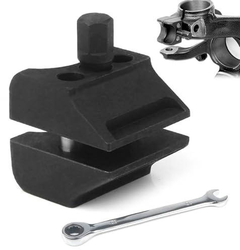 BNGXR Outil d'écartement de Jambe de Force, Écarteur de Fusée de Direction de Moyeu de Jambe de Suspension, Douille D'écartement de Jambe de Suspension Facile à Utiliser, Outil en Métal Amortisseur