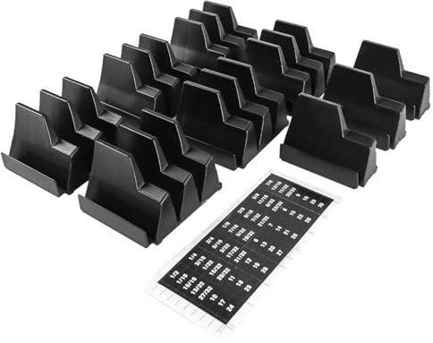 Tiardey Organizador de Llaves para Caja de Herramientas Organizador de Llaves Modular para Almacenamiento Soporte magnético para Llaves Estante Profesional para Llaves de Garaje para 20 Llaves