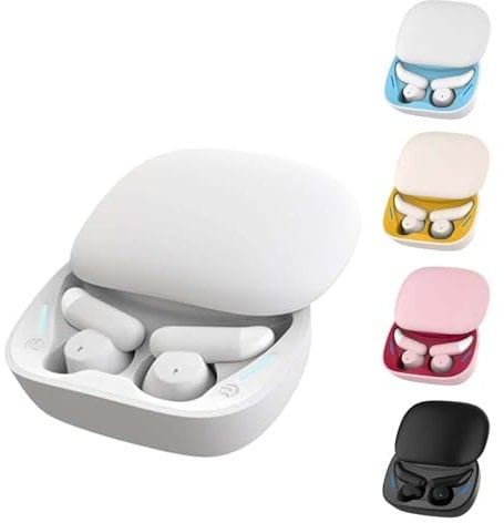 Alapek Somnioz Wireless Sleep Earbuds,Somnioz Sleep Buds,2025 New Noise Cancelling Sleeping Earbuds for Side sleepers,Small Light-Weight Comfort Fit Ear Buds (White)