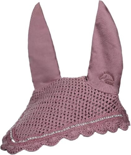 HKM Elisa Ear Bonnet Mauve Pony