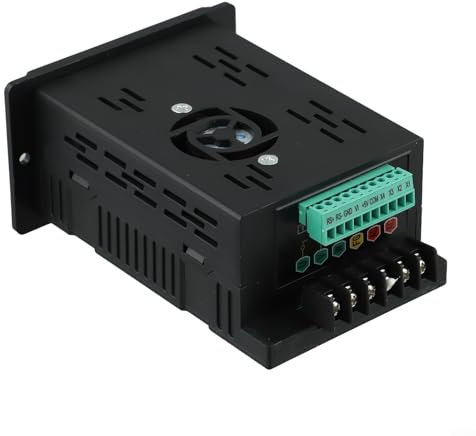 Unidad inversora que transforma el suministro eléctrico monofásico (220 V) en una salida trifásica robusta para aplicaciones de motores industriales (UX-52-100-30W)