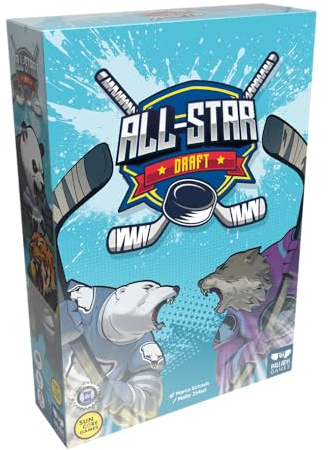 All-Star Draft – Gesellschaftsspiel – französische Version | Palladis Games | 2-6 Spieler | Draft-Spiel