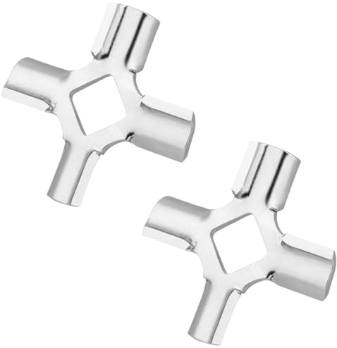 2pcs Stainless Steel Meat Grinder Blade Replacement for Stand Mixer Attachment Processor Parts Accessories, Compatible with WPW10408733 W10408733 4162144 9706857 Food Grinder Knife