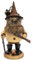 Räuchermännchen Waldwichtel Holzsammler, natur - 25cm