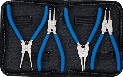 Bgs Technic Pro+ - Set 4 Pinze Per Anelli Di Sicurezza, 175 Mm