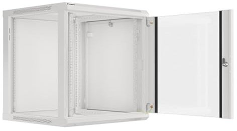 Lanberg Wall-Mounted Rack 19'' DEMOUNTED Flat Pack 12U/600X600MM Gray