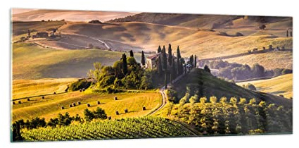ARTTOR Glasbild 100x40cm Wandbild Glasdruck Landschaften Natur - 2465