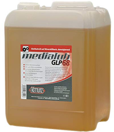 5 Liter Mineralisches Gleitbahnöl KETTLITZ-Medialub GLP 68 Bettbahnöl auf Mineralölbasis