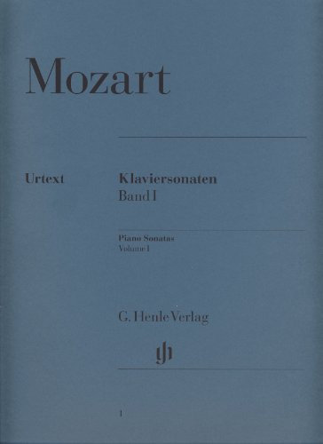 MOZART - Sonatas Completas 1º para Piano (Urtext)