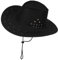 Brandsseller Karneval Kopfbeckung/Hut/Mütze Kostüm/Fasching/ - [ Motive: Cowboy] Damen/Herren Westernhut (Schwarz)