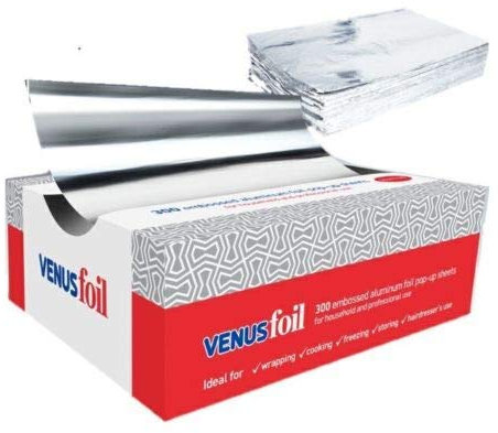 300 Stück fertiggeschnittene Aluminium-Haarfolie/Strähnenfolie für alle modernen Strähnen- und Färbetechniken!