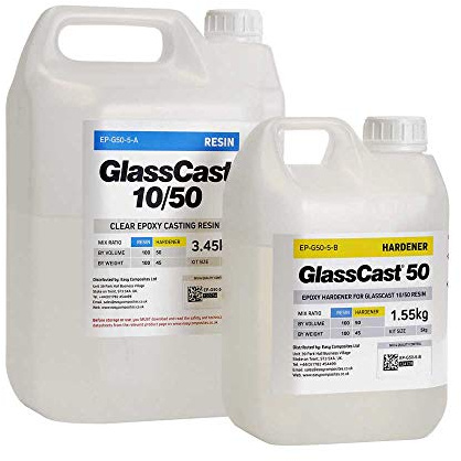 Clear Epoxy Resin Kit for Deep Pour Casting, UV Resistant Art, Craft Projects, Woodworking and River Tables, Includes Gloves, 5kg