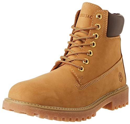 Lumberjack River, Stivaletto Uomo, Yellow/Dk Brown, 42 EU