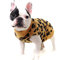FAMKIT Hund Pullover Haustier Winter Strickwaren Leopard Muster Welpe warme Kleidung