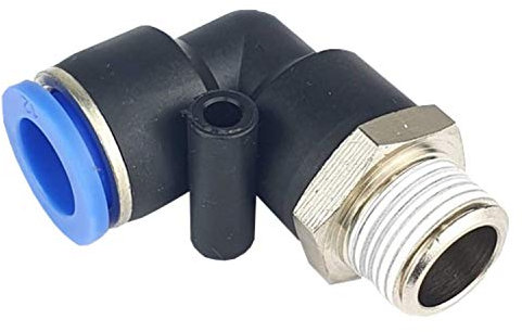 Pneumatik Winkel-Steckverschraubung - Push In Steckverbinder - konisch - (R 1/4 x 4mm)