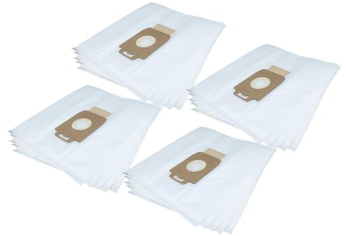 vhbw 20x Staubbeutel kompatibel mit Nilfisk Select Classic | Superior, Comfort, Comfort Parquet Staubsauger - 27,9cm x 25,5cm Weiß