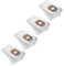 vhbw 20x sacs remplacement pour Nilfisk 107407639, 128389187 pour aspirateur - microfibres non tissées, blanc