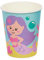 Baker Ross Gobelets Enfants en Carton motif Sirène - Lot de 10, Decoration Anniversaire Enfant (FC985)