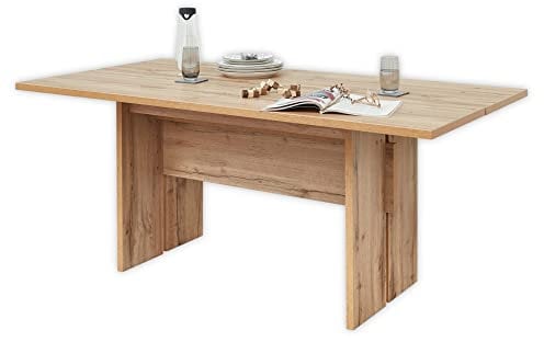 Stella Trading SONATE Esstisch in Eiche Altholz Optik - Zeitloser Esszimmertisch für Ihr Wohn- & Esszimmer - 180 x 76 x 90 cm (B/H/T)