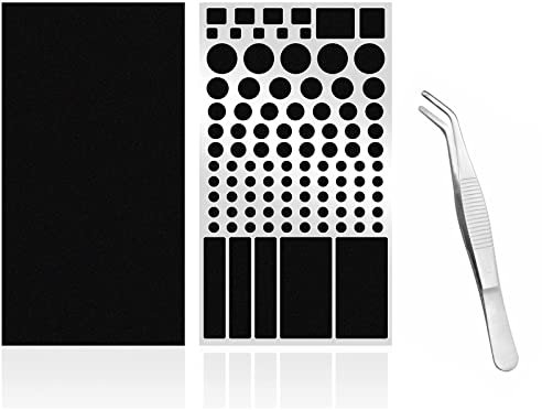 Abdunklungsfolie,Black Out-Edition,Lichtdimmer Folie dimmt,LED Abdeckung für Router,LED verdunkler,LED abdunkeln folie,Dimming Sticker,Dim Aufkleber,Fernsehlicht Abkleben,dimmen 95% ~ 100%,2 Blätter
