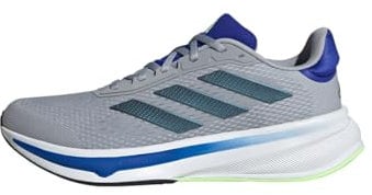 adidas Herren Response Super Shoes Sneaker, Halo Silver/Core Black/Green Spark, 41 1/3 EU