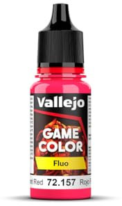 Vallejo Game Color 72157 Fluorescent Red (18ml)