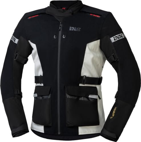 IXS Horizon-GTX Motorrad Textiljacke (Black/White,Long XL)