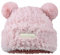 Wintermützen für Männer und Frauen, mit Fleece gefüttert, weich, warm, Strickmütze, Skistrumpf, Manschettenmütze Fellmütze Damen (Pink, One Size)