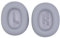 INF Ohrpolster für JBL Live 650BTNC / 660BTNC / E65BTNC / Duet NC Grau 1 Paar