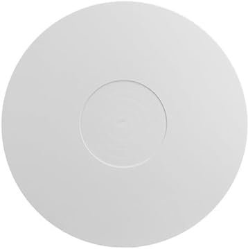 3MM Acryl-Drehteller-Matte,Acryl Slip Mat Für Phonograph Plattenspieler Vinyl Antistatische LP-Matte Vinyl-Schallplattenunterlage Für Phonograph Plattenspieler (White)