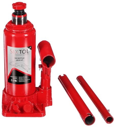SIXTOL SX Bottle Jack 4T - Martinetto idraulico per bottiglie, 4 t, cric compatto