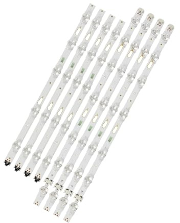 ALMVIS Tira de LED for iluminación Trasera Compatible con Samsung UE43MU6100 UA43KU6000 UA43KU7000 UA43MU6100 UE43MU6105 BN96-41221A 41220A UE43MU6105K UN43KU6290 luz LED para televisión