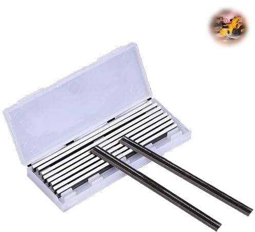 Neyared 10PCS 82mm Stainless Steel Reversible Electric Planer Blades for Bosch, Woodworking Machine, Hand Planers