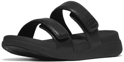 FitFlop Damen F-mode Go Adjustable Flatform 2-bar SlidesKeilsandale