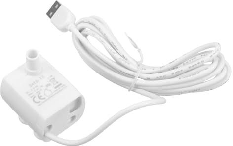 Mipcase Mini Submersible Pump Battery Operated Inline Water Pump for Fish Tank Pond