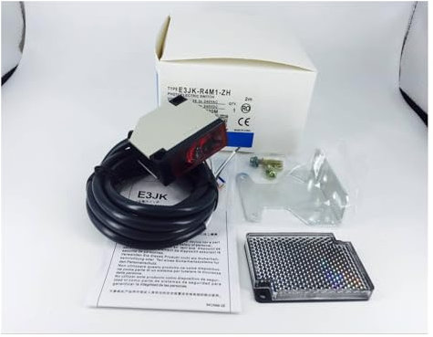 Schiebetor-Bausatz 4 m Garagen-Schiebetor und Türöffner, reflektierende Infrarot-Fotozelle/Infrarot-Sensor, Foto-Augenstrahl Elektrischer Toröffner-Bausatz(12v 24v)