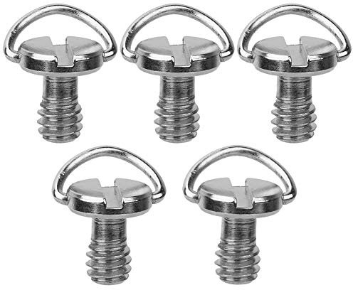 Mtlavishness Petite Caméra 5×4×3 5 Pièces 1 4 Caméra Vis Pour Plaque à Dégagement Rapide 1 4Inch Pliable Adaptateur Trépied Monopode