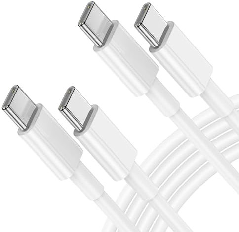 Ofuca USB C to USB C Charger Cable, 60W 2PACK1.8M Type C Charger Fast Charging USBC Cable Compatible with iPhone 16 15 Pro, Samsung S24/S23, iPad Pro/Air, MacBook Pro 2020