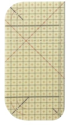 Biglumin Bügellineal Hitzebeständig,schneiderlineal Heißes Lineal, Schneiderhandwerk Hot Ironing Ruler,Basteln, Messen Rechten Winkeln,Geraden Linien,Abgewinkelten Linien,Geeignet zum Bügeln,Messen