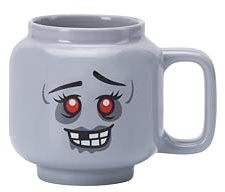 LEGO Zombie Tasse - Lustiger 255 ml Keramikbecher für Kaffee, Tee oder Kakao, Spülmaschinenfest, Geschenk für Jung & Alt