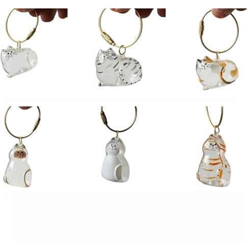 PLUSHCEWT 6 Stück Haustier Haar Kapseln, Haarschmuck Andenken Geschenk